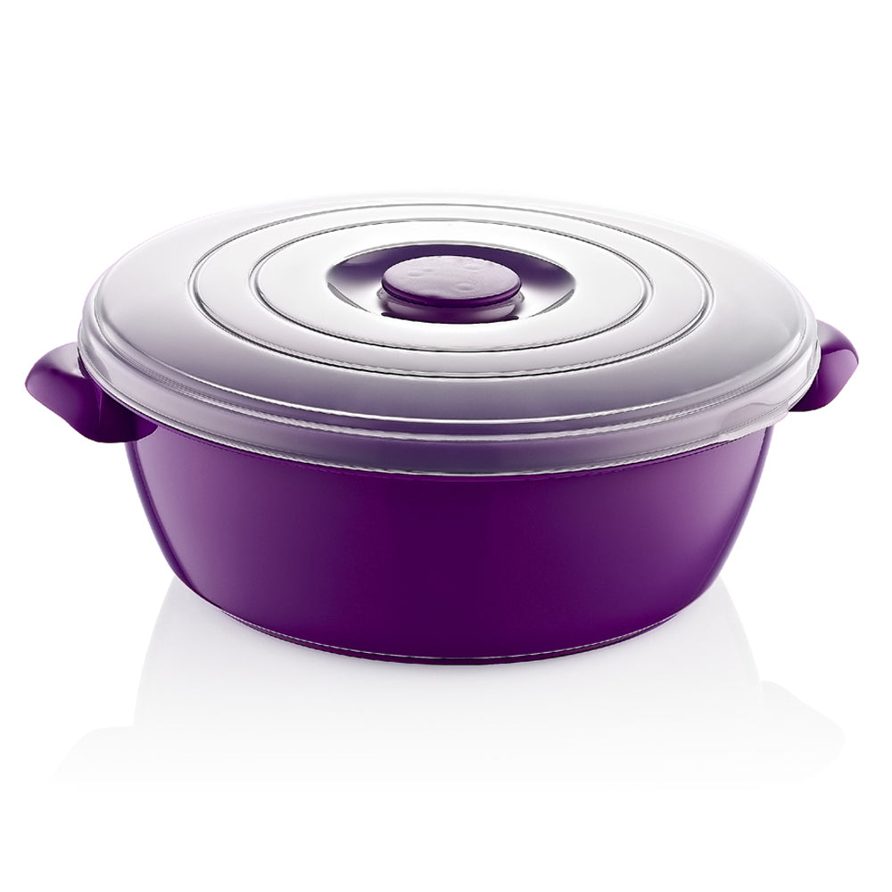 Mikrowellentopf + Deckel 1,8 L Mikrowelle Topf Dampfgarer Dampfkocher Behälter