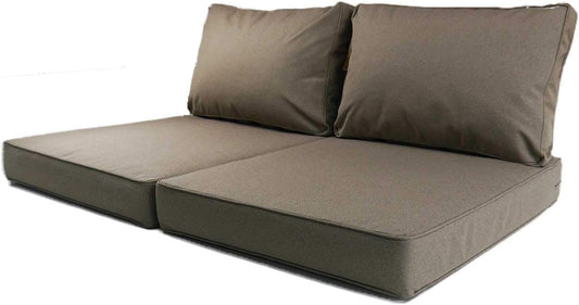 Nordje Palettenkissen Set Outdoor Exclusive Taupe Kissen Garten Paletten Möbel