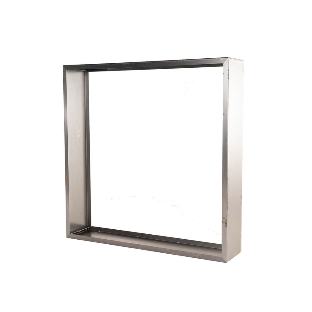 Holzlege 180x180 Edelrost Optik Kaminholzregal Feuerholz Kamin Holz Aufbewahrung