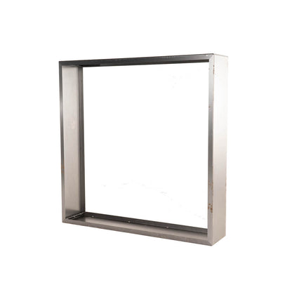 Holzlege 180x180 Edelrost Optik Kaminholzregal Feuerholz Kamin Holz Aufbewahrung