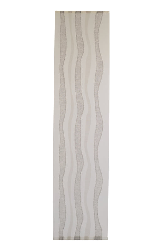 Homing  Flächen Vorhang Nelis 60x245 grau Vorhänge Schlafzimmer transparent