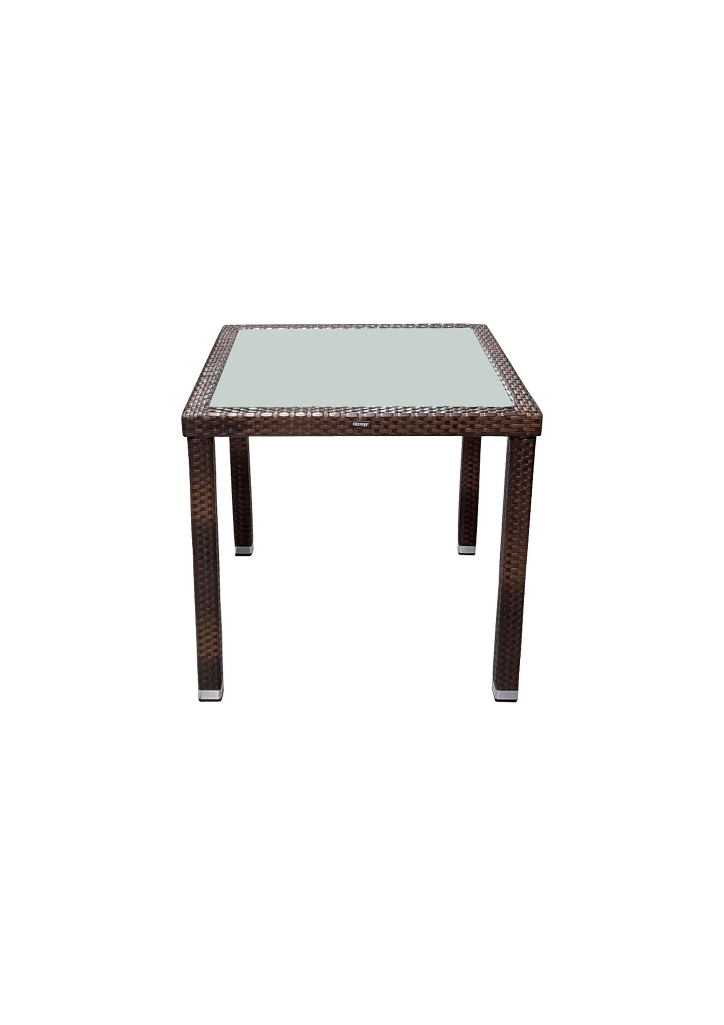 KONWAY® 5tlg. Premium Polyrattan Sitzgruppe braun Essgruppe Garten Möbel Set