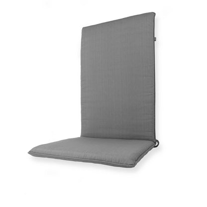 Nordje Hochlehner 50x123 Basic grey grau Garten Kissen Auflage Stuhlkissen