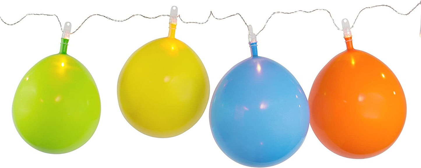 LED Lichterkette Luftballons Innen Außen Deko Garten Outdoor Biergarten Licht