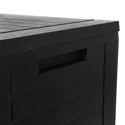 Balkon Auflagenbox Holz Optik Gartentruhe Auflagen Kissenbox Balkon Box Truhe