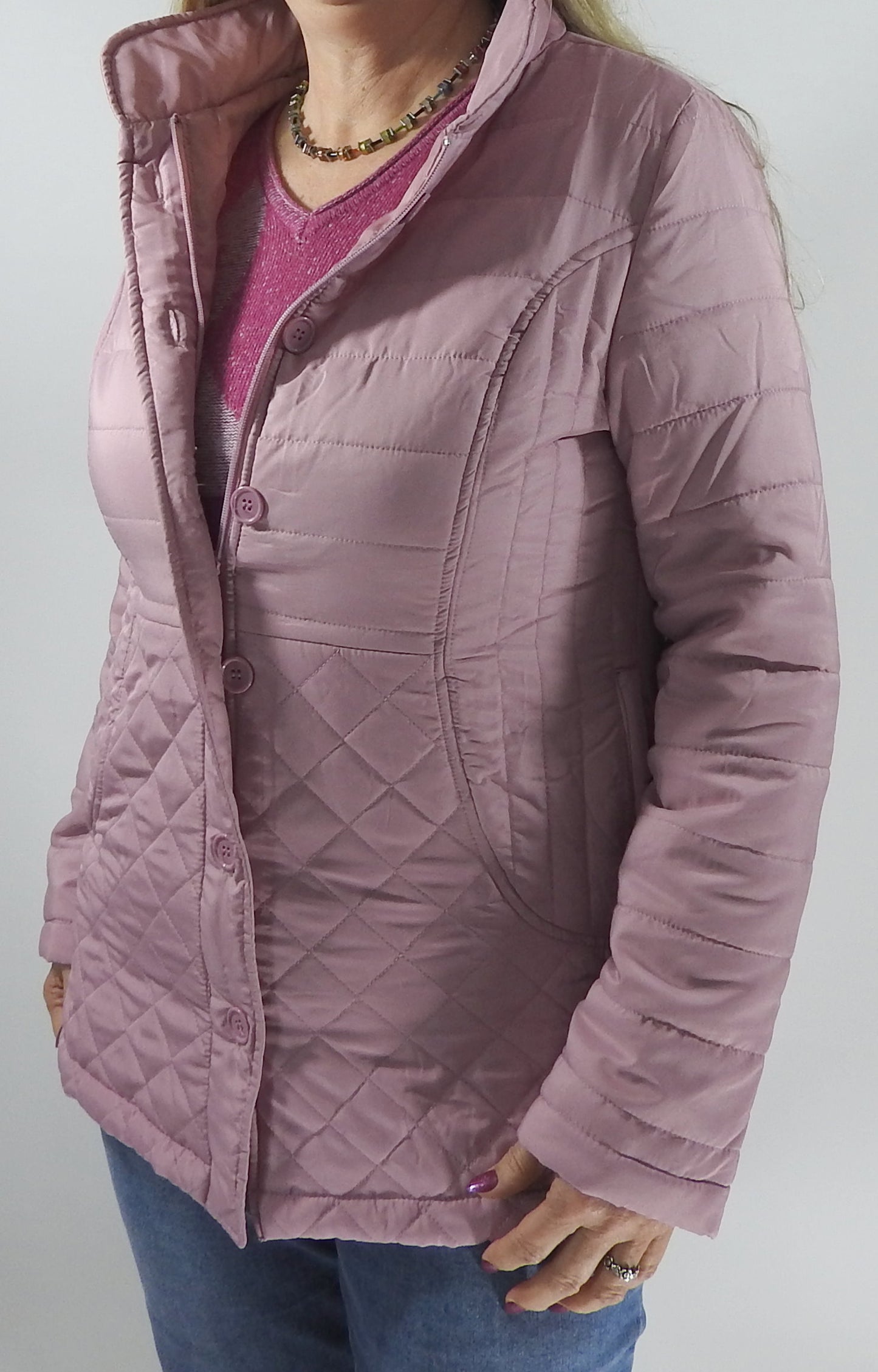 Damen Steppjacke Übergangsjacke Sommerjacke Frühling Sommer Jacke leicht Parka