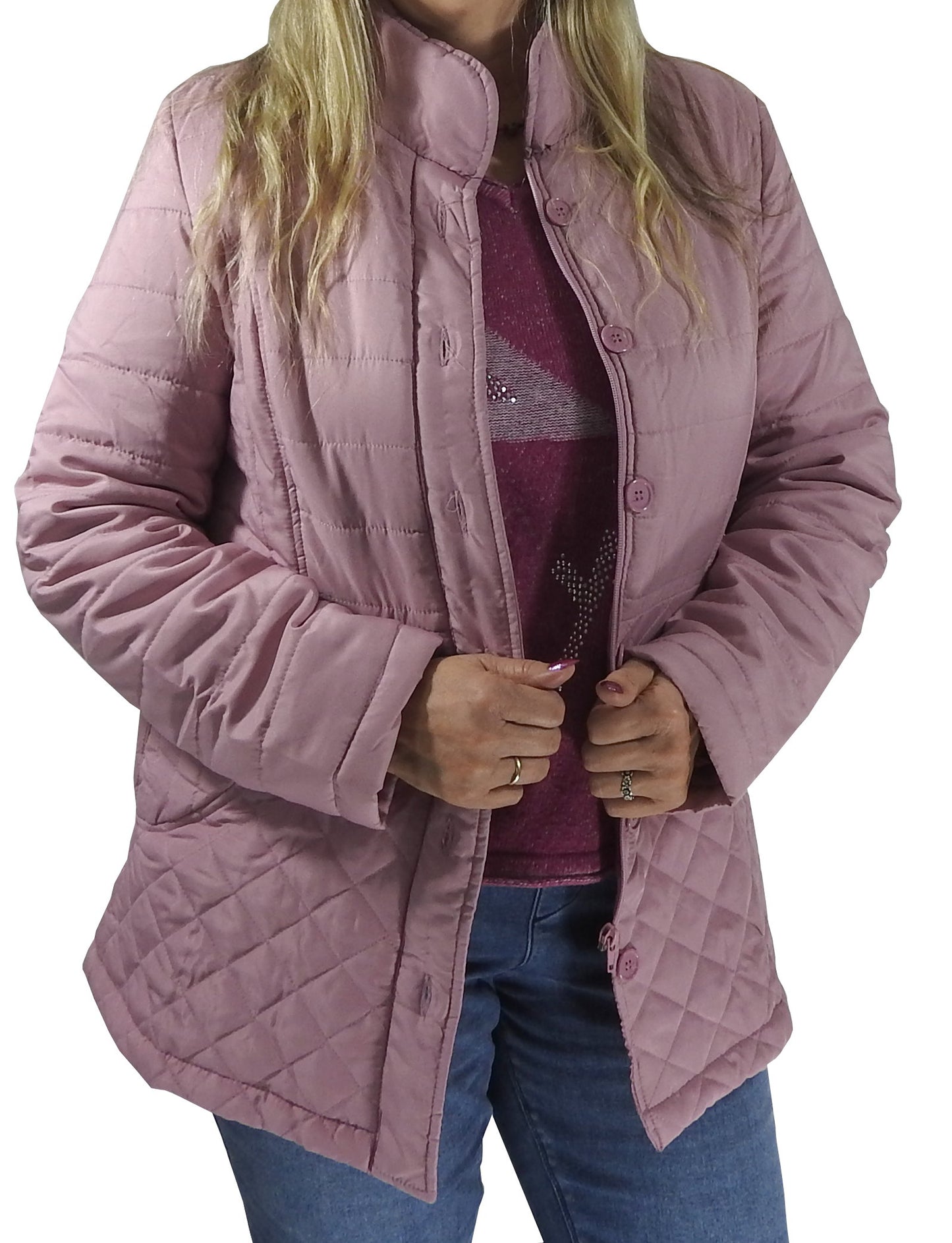 Damen Steppjacke Übergangsjacke Sommerjacke Frühling Sommer Jacke leicht Parka