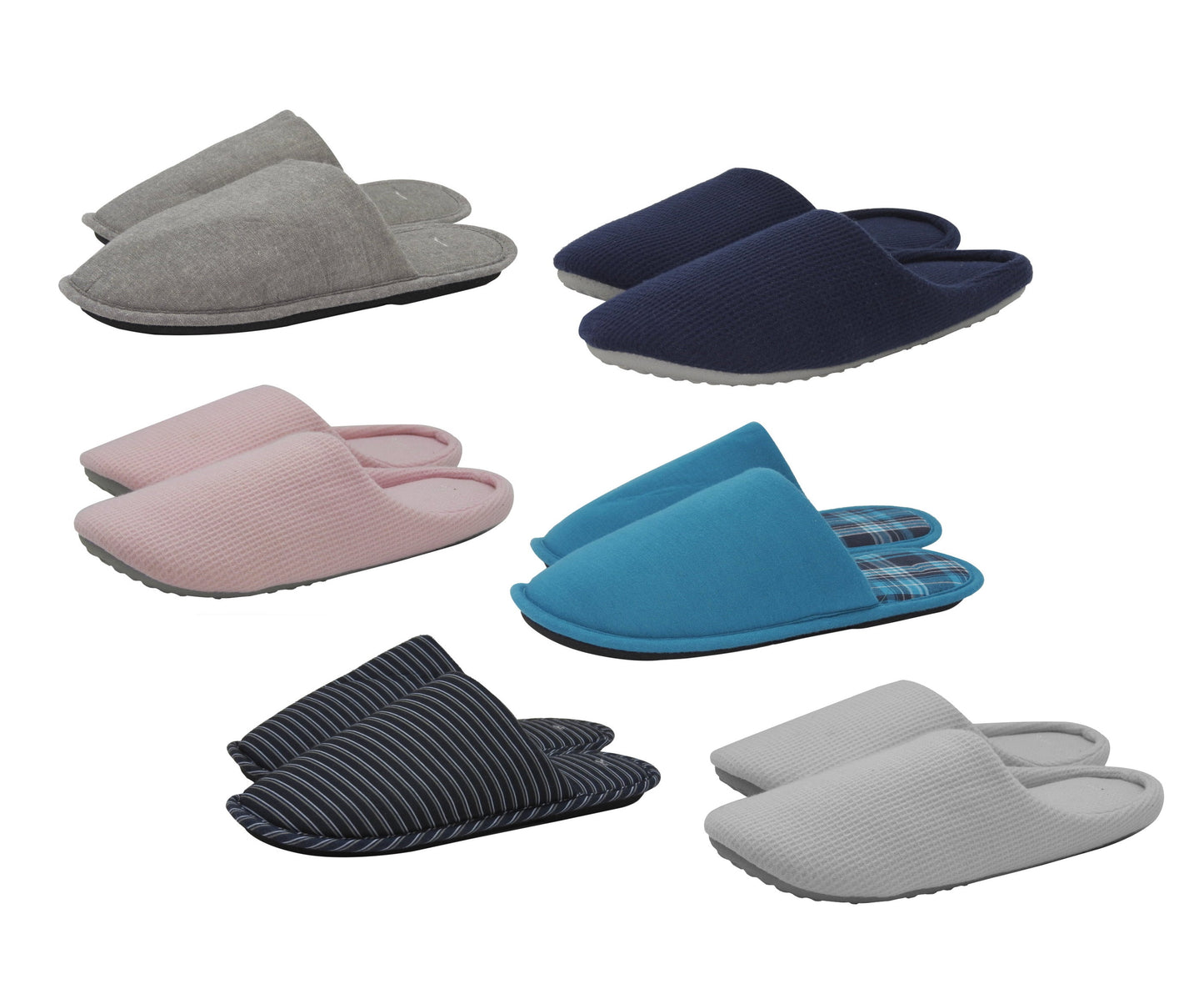 Damen Herren Unisex Slipper Hausschuhe Gäste Puschen Pantoffeln Schlappen Schuhe