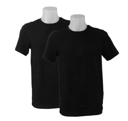 Herren T-Shirt Basic 2er Pack BIO Baumwolle Kurzarm Shirt Rundhals Doppelpack