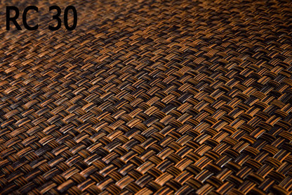 Polyrattan PVC Sichtschutzmatte 300x100 Balkon Sichtschutz Zaun Windschutz braun