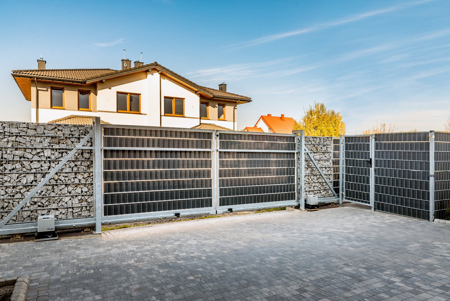Polyrattan Sichtschutz Streifen Doppelstabmatten Zaun Rolle Blende Windschutz