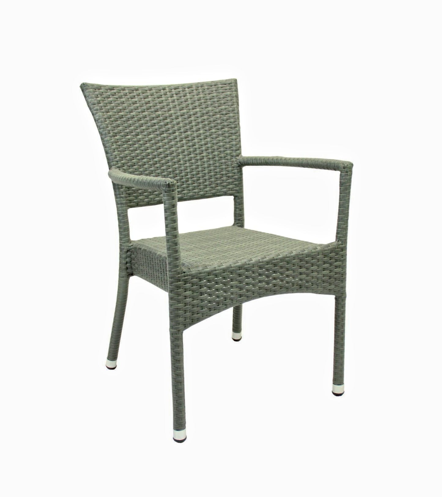 KONWAY® 7tlg. Premium Polyrattan Sitzgruppe quarz Essgruppe Garten Möbel Set