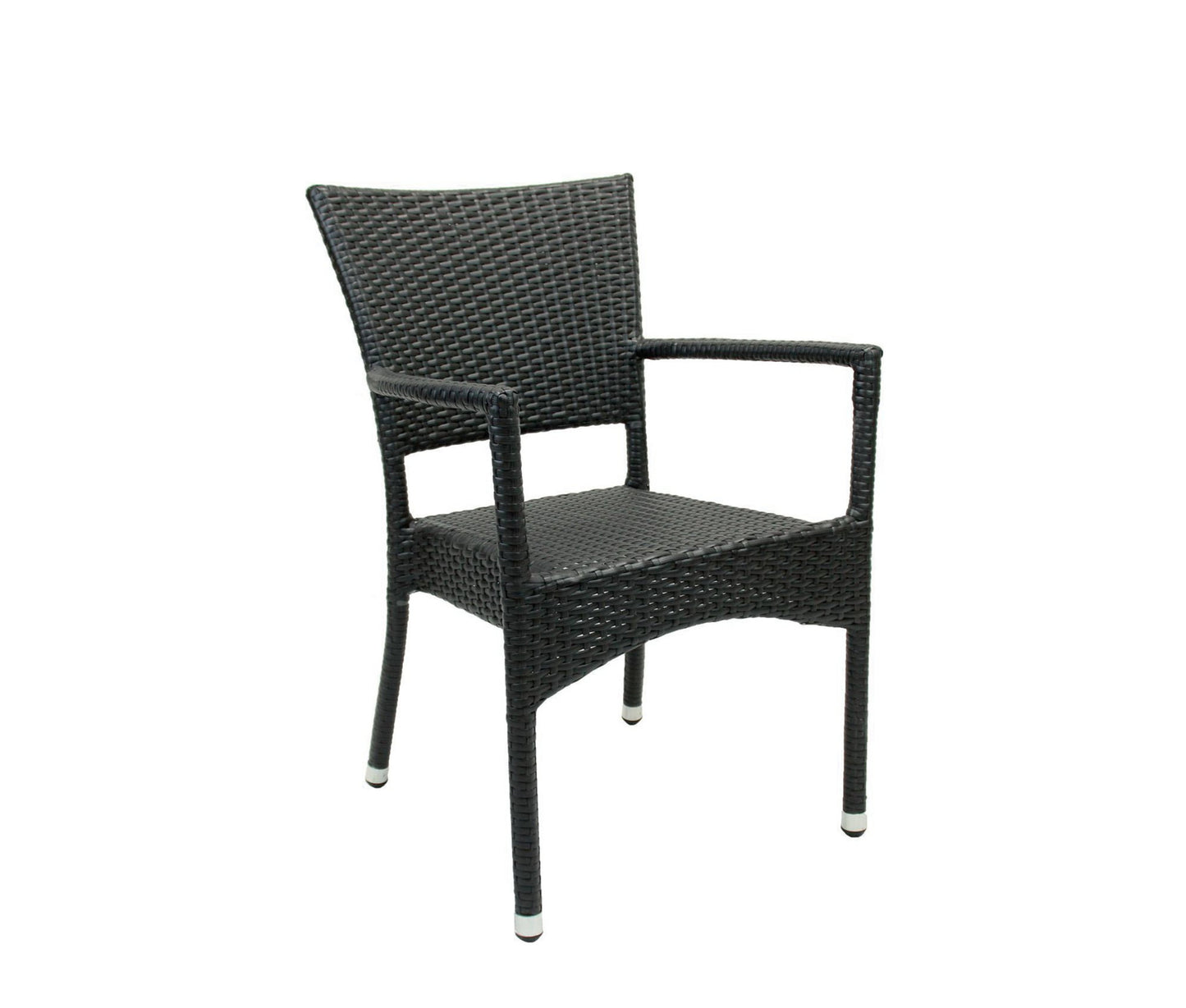 KONWAY® 7tlg. Premium Polyrattan Sitzgruppe schwarz Essgruppe Garten Möbel Set