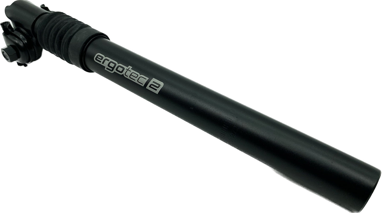 Federsattelstütze 80kg ERGOTEC SP2.0 Sattelstütze Alu Ø27,2 - 31,8mm mit Kloben
