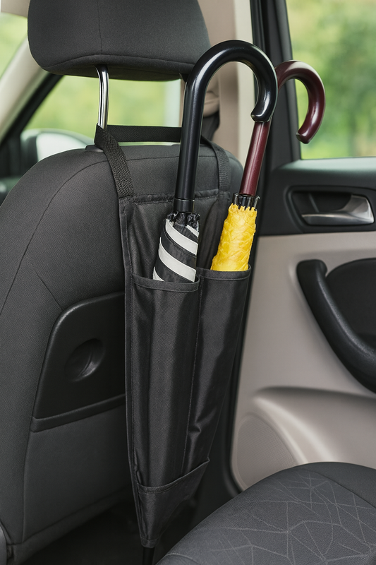 Schirm Organizer Tasche Kfz Schirmhalter PKW Rücklehne Auto Regenschirm Halter