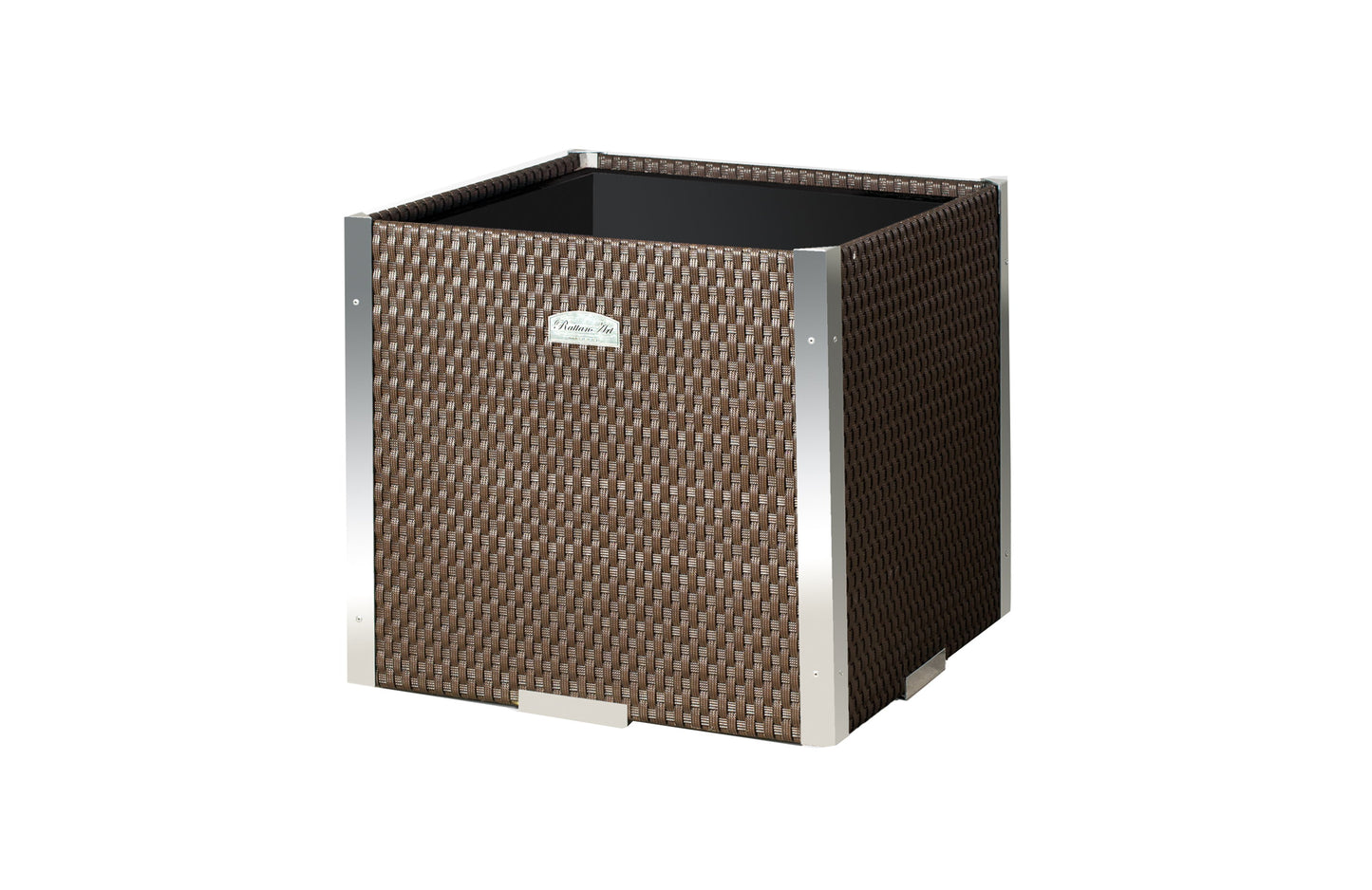 XL Polyrattan Pflanzgefäß Pflanzkübel Blumentopf Blumenkübel Übertopf Hochbeet