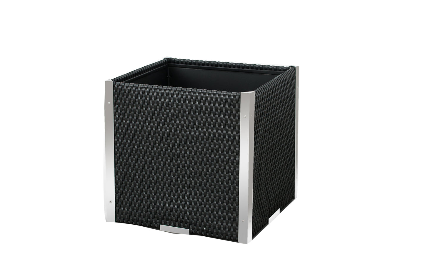 XL Polyrattan Pflanzgefäß Pflanzkübel Blumentopf Blumenkübel Übertopf Hochbeet