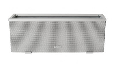XL Polyrattan Pflanzgefäß 108cm Pflanzkübel Blumentopf Kübel Übertopf Hochbeet
