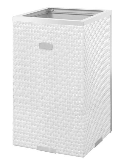 XL Polyrattan Pflanzgefäß Pflanzkübel Blumentopf Blumenkübel Übertopf Hochbeet