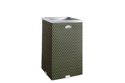 XL Polyrattan Pflanzgefäß Pflanzkübel Blumentopf Blumenkübel Übertopf Hochbeet