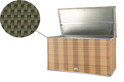 Premium Gartenbox Polyrattan Auflagenbox Kissenbox Gartentruhe Aufbewahrungs