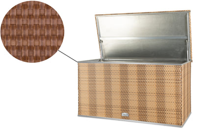 Premium Gartenbox Polyrattan Auflagenbox Kissenbox Gartentruhe Aufbewahrungs