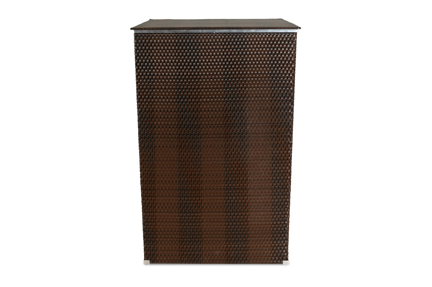 Polyrattan Mülltonnenbox Aufbewahrung Mülltonne Mülltonnenverkleidung Müllbox