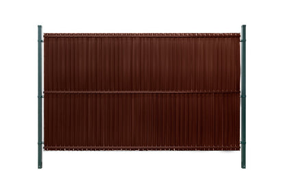 Zaun PVC Sichtschutzstreifen vertikal 153x250cm Grün Sichtschutz Kunststoff