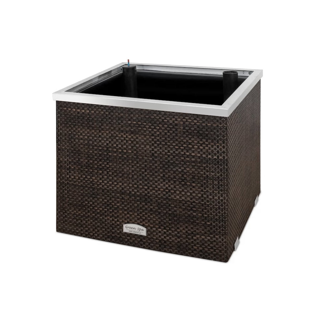 XL Polyrattan Pflanzkübel mit Selbstbewässerung Blumentopf Blumenkübel Hochbeet