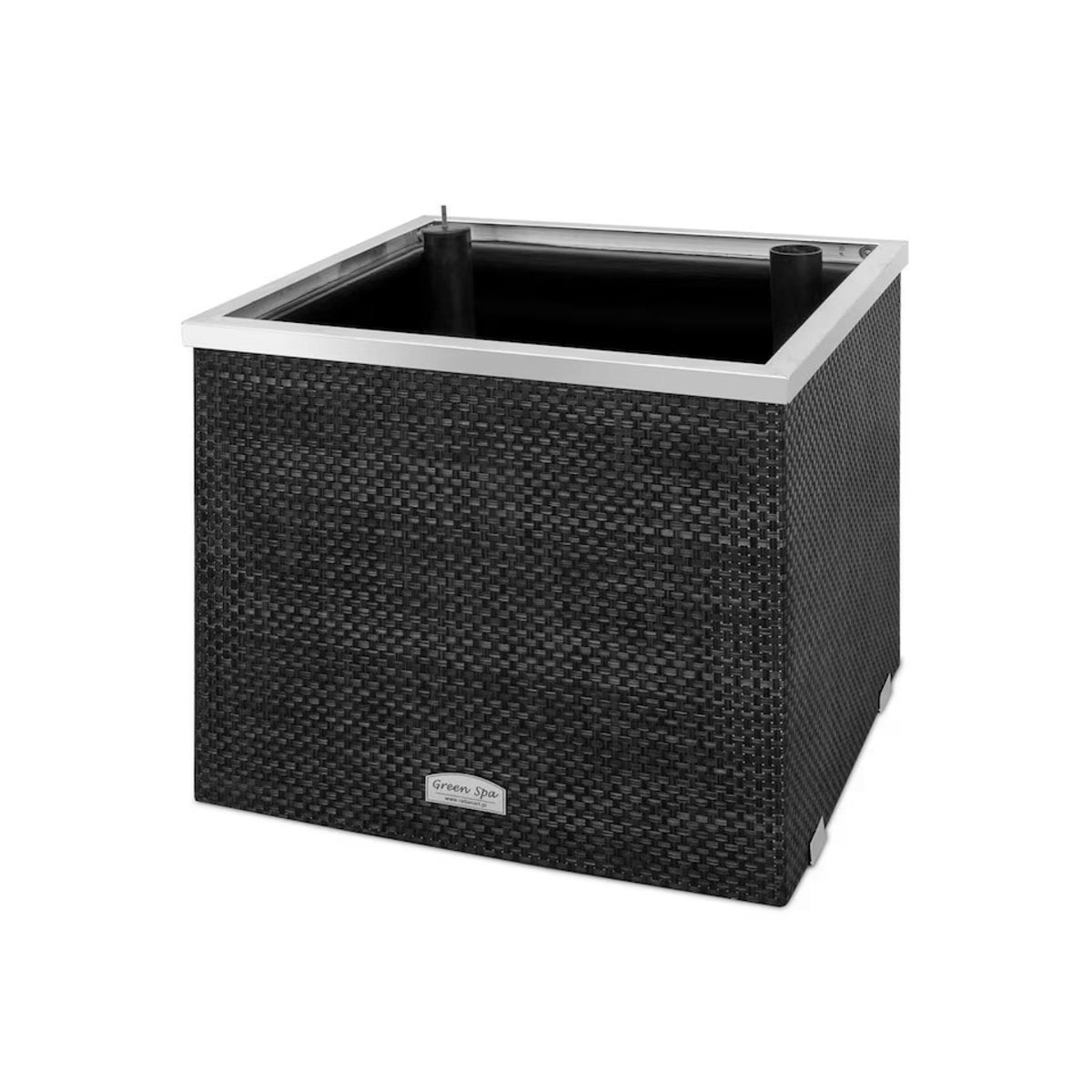 XL Polyrattan Pflanzkübel mit Selbstbewässerung Blumentopf Blumenkübel Hochbeet