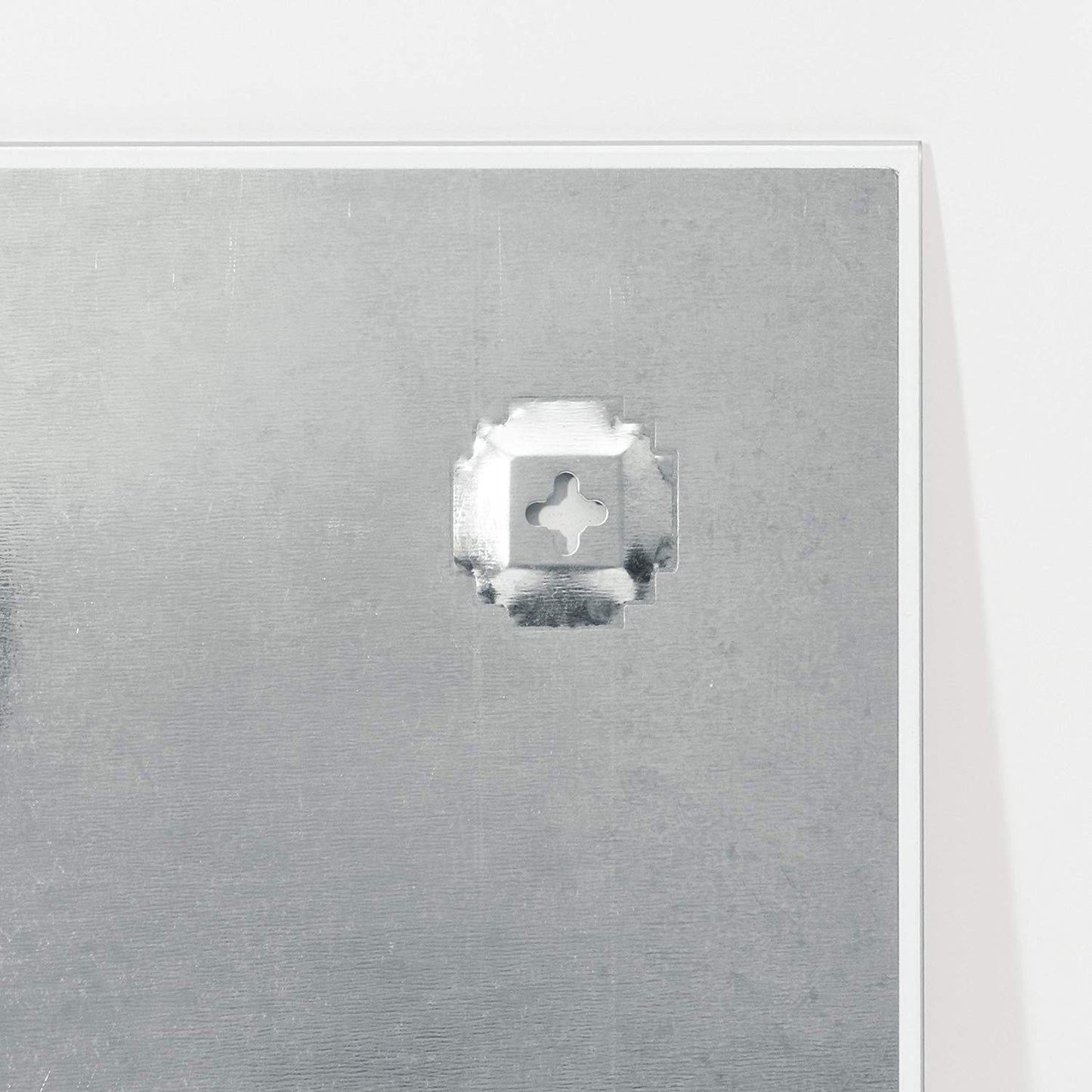 Be!Board SY487 Glas-Magnettafel reinweiß 60x40cm + 6 Magnete + 1 schwarzer Stift