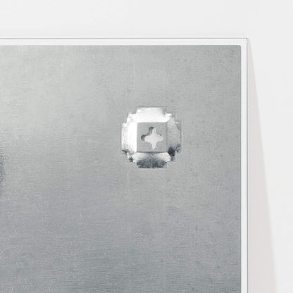 Be!Board SY487 Glas-Magnettafel reinweiß 60x40cm + 6 Magnete + 1 schwarzer Stift