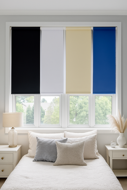 Verdunkelungsrollo Klemmfix ohne Bohren Fensterrollo Thermo Rollo Jalousie