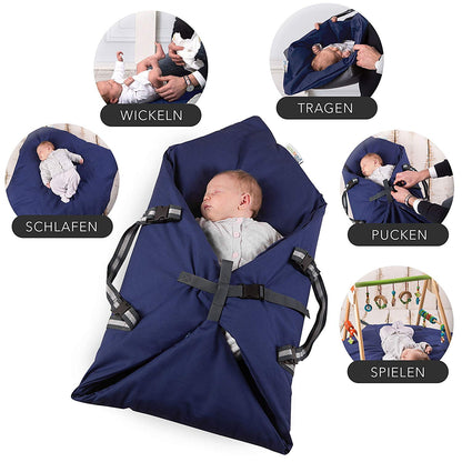 5in1 Schubidoo baby's bag Pucksack Tragegurt Baby Trage Tasche Auflage Decke
