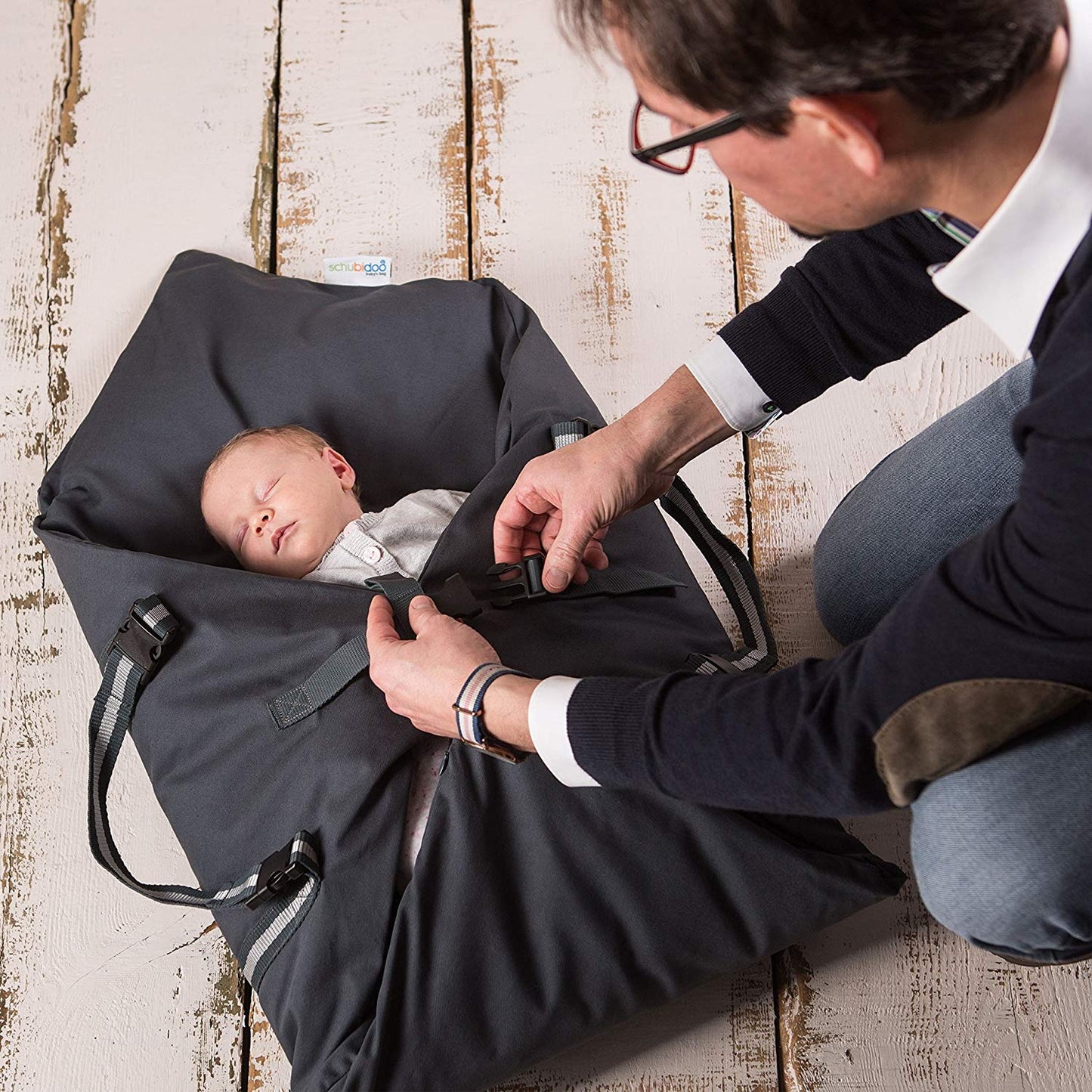 5in1 Schubidoo baby's bag Pucksack Tragegurt Baby Trage Tasche Auflage Decke