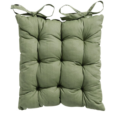 Madison Toscane Sitzkissen Kissen Basic Green 46x46x8 cm Garten Möbelauflage