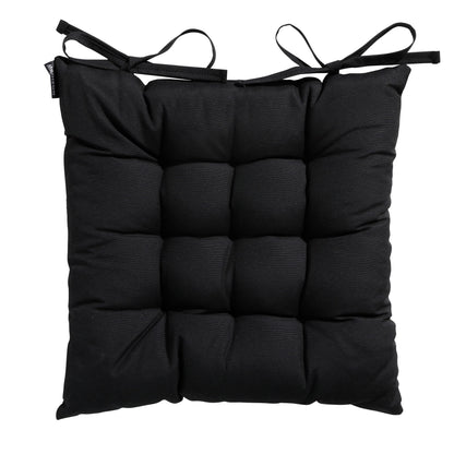 Madison Toscane Sitzkissen Panama Black 46x46x8 cm Garten Möbelauflage