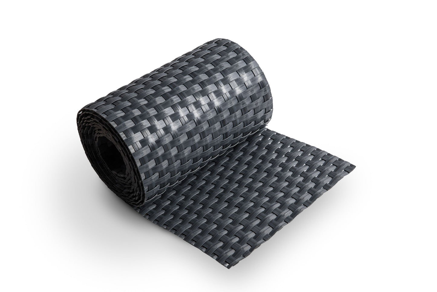 Polyrattan Sichtschutz Streifen Doppelstabmatten Zaun Rolle Blende Windschutz