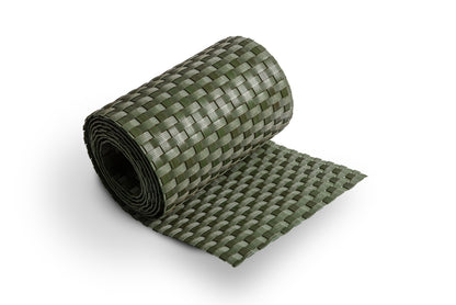 Polyrattan Sichtschutz Streifen Doppelstabmatten Zaun Rolle Blende Windschutz