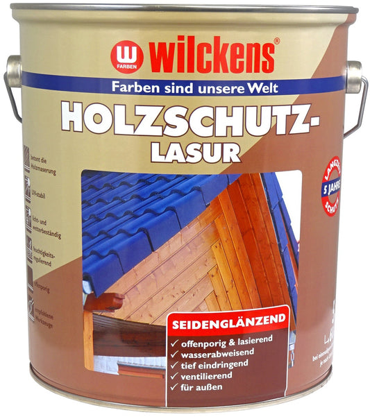 Wilckens 5l Holzschutzlasur Eiche Holzlasur Holzschutz Holz Lasur Schutzlasur