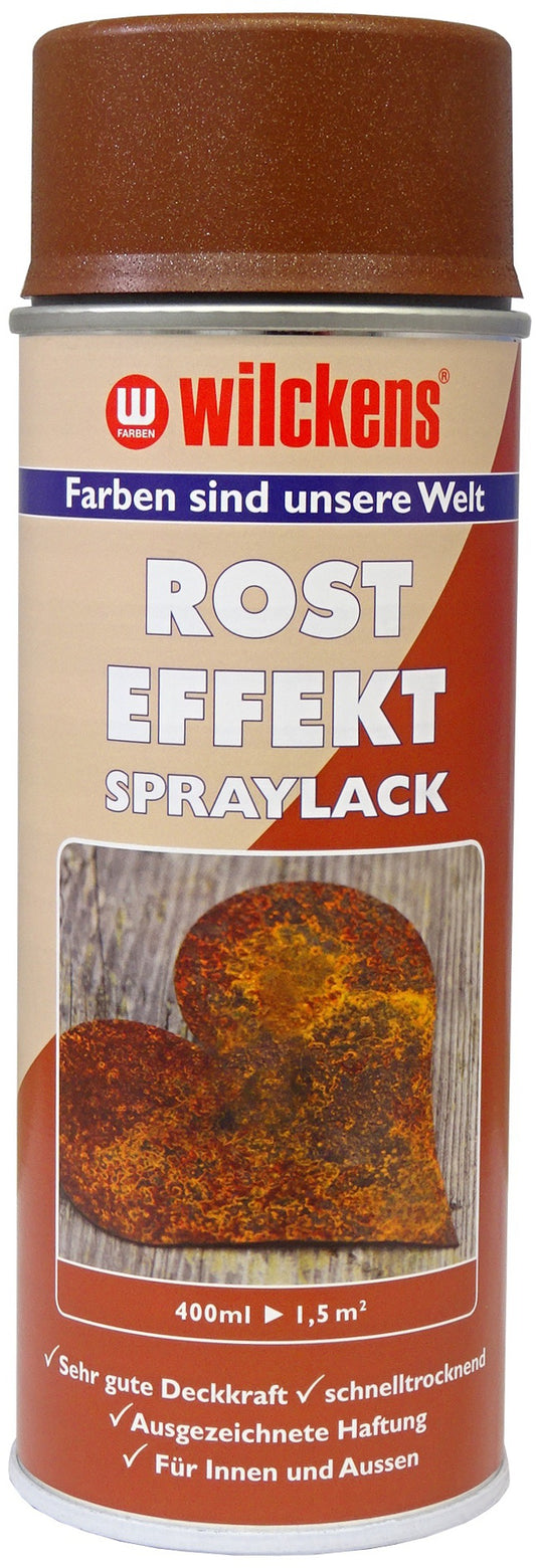 Wilckens 400 ml Rost Effekt Spraylack Rostspray Spraydose Rost Optik Deko DIY