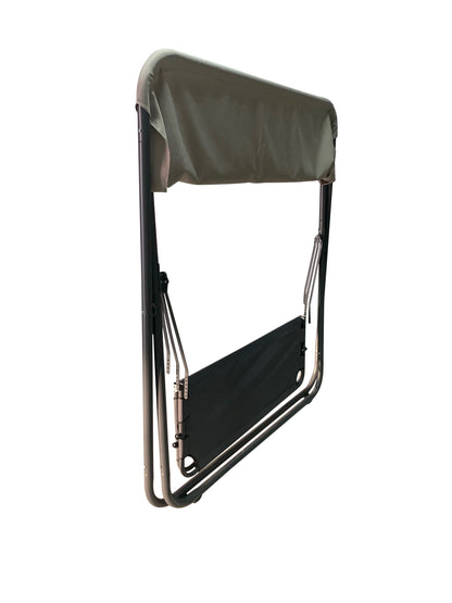 Leco Hollywoodschaukel klappbar Gartenschaukel Garten Schaukel Schaukelbank grau