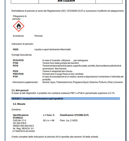Desinfektion Handgel 1000ml Alkohol 62-66% Handdesinfektion Hygienegel Hände Gel