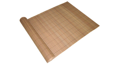 PVC Balkon Sichtschutz 90x500 braun Windschutz Garten Terrase Zaun Matte