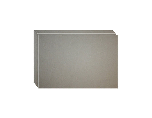Graupappe 0,5mm Bastelpappe DIN A4/A5 Buchbinderpappe Pappe Graukarton Basteln
