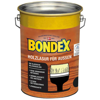 Bondex Holzlasur Anstrich  Aussenbereich 4,80 l Kiefer Holz Lasur Schutz