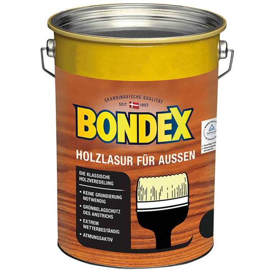 Bondex Holzlasur Anstrich  Aussenbereich 4,80 l Kiefer Holz Lasur Schutz