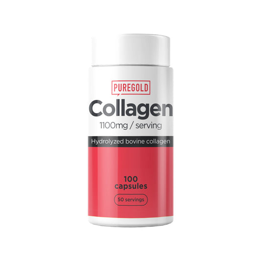 Pure Gold Protein Collagen Kapseln  100 St. Kollagen Rinderkollagen hydrolysiert