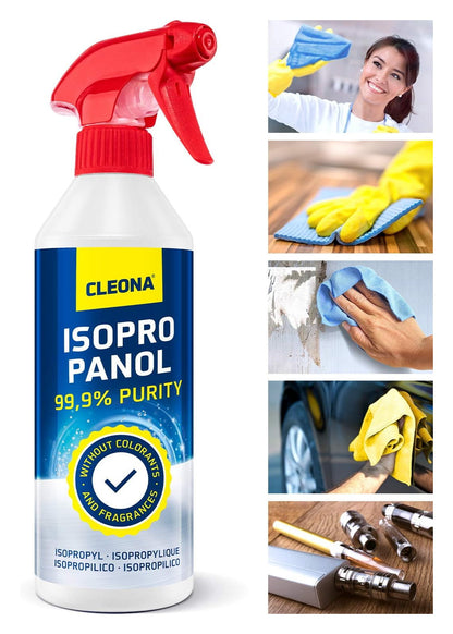 Isopropanol Spray Flasche 99,9% Reinigungsalkohol 500ml Entfetter Reiniger IPA