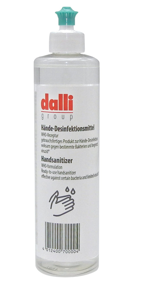 Hände Desinfektionsmittel 450ml to go Corona Viren Handdesinfektion WHO Rezeptur